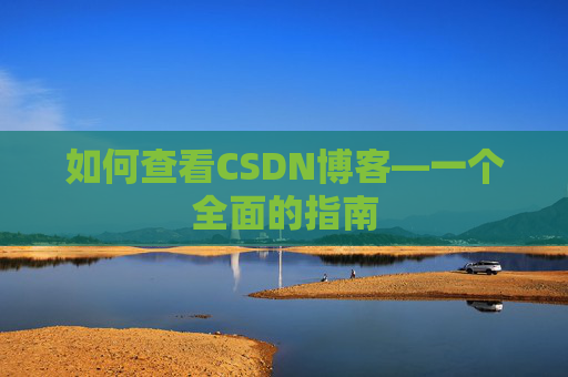 如何查看CSDN博客—一个全面的指南